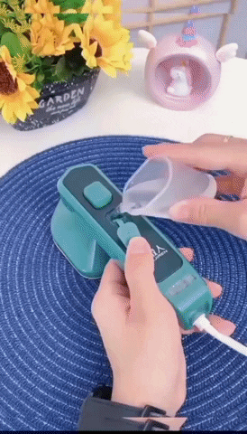 Mini Plancha a Vapor Portátil 2 en 1