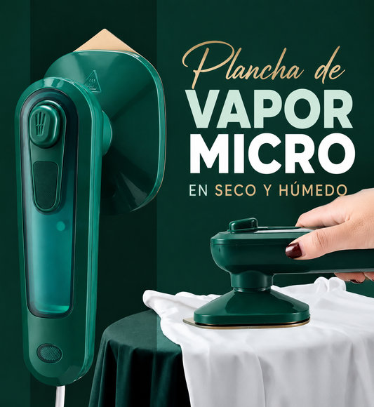 Mini Plancha a Vapor Portátil 2 en 1